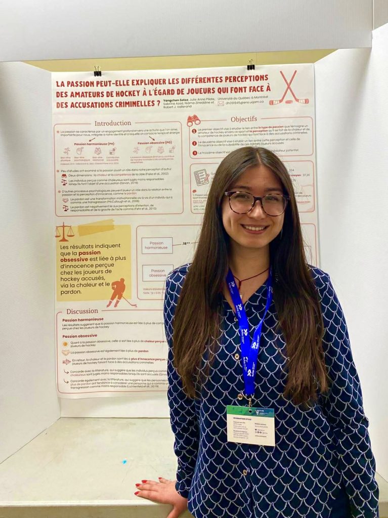 Yangchen Sotse (étudiante au LRCS) au congrès de l'ACFAS 2026.